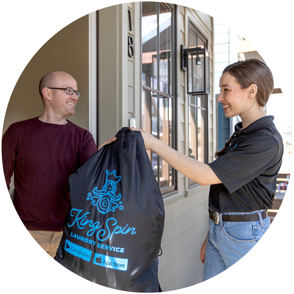 King Spin laundry delivery - Laundry service Oklahoma City